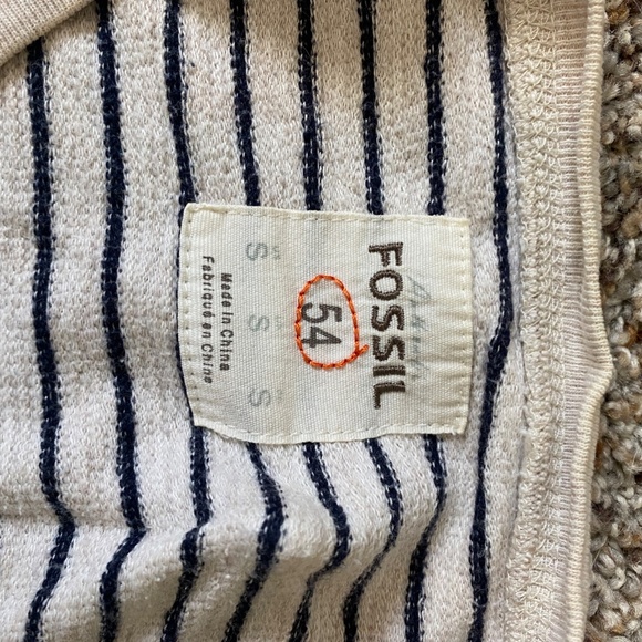 French Terry Striped Sweater - Picture 2 of 2